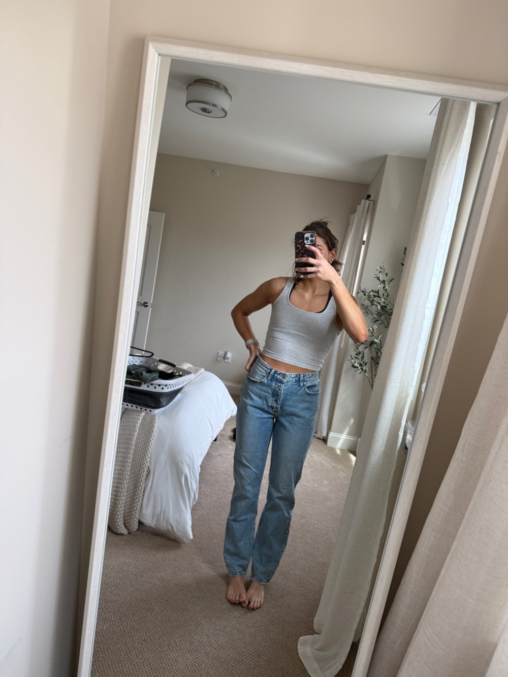Abercrombie The Dad High Rise Curve Love Jeans